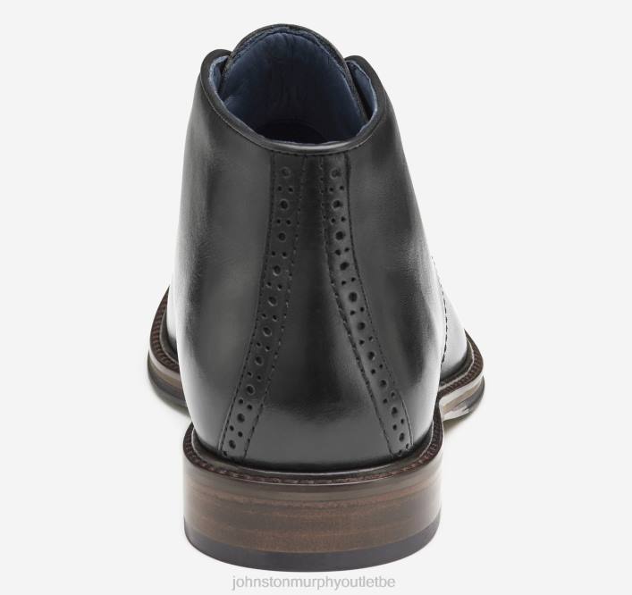 Johnston & Murphy Hommes chukka xc flex raleigh TXRN268 chaussures noir pleine fleur