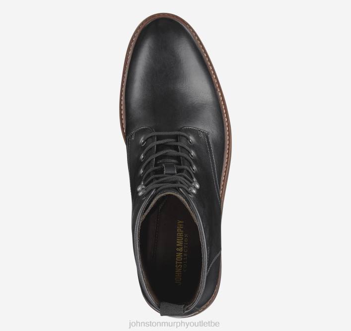Johnston & Murphy Hommes welch botte à bout uni TXRN363 chaussures noir pleine fleur