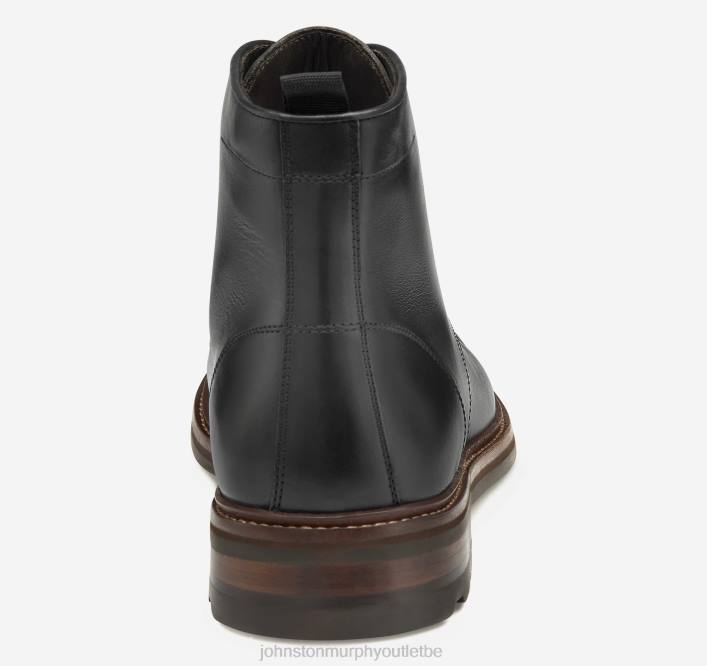 Johnston & Murphy Hommes welch botte à bout uni TXRN363 chaussures noir pleine fleur
