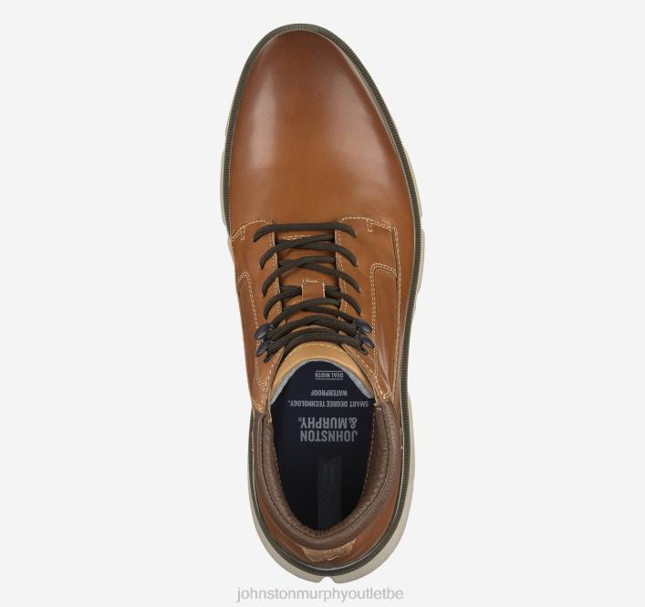 Johnston & Murphy Hommes xc4 tanner botte à bout uni TXRN351 chaussures beige pleine fleur