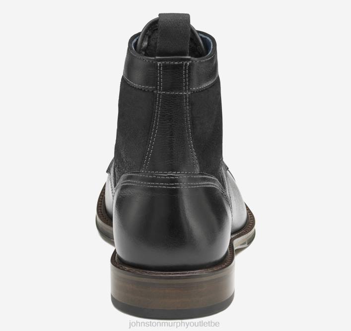 Johnston & Murphy Hommes xc flex raleigh bottes en peau de mouton TXRN309 chaussures pleine fleur/shearling noir