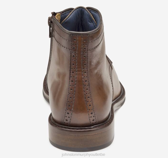 Johnston & Murphy Hommes xc flex raleigh bottes zippées à bout renforcé TXRN233 chaussures beige pleine fleur