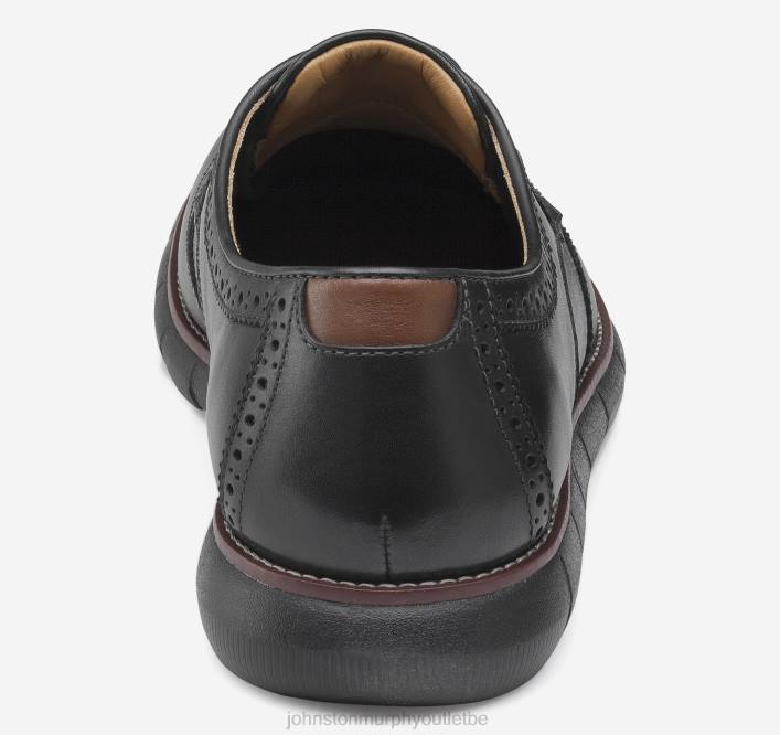 Johnston & Murphy Hommes bout d'aile de Holden TXRN291 chaussures noir pleine fleur/semelle noire