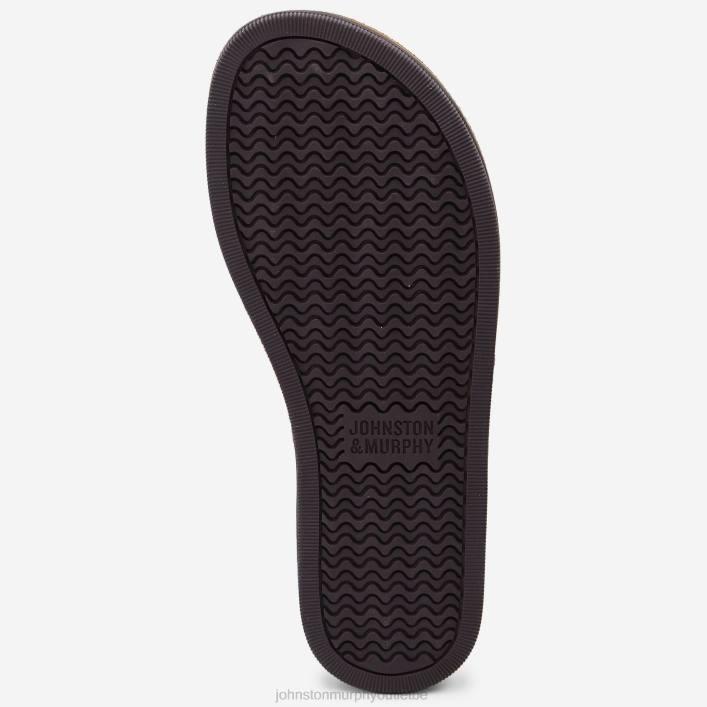 Johnston & Murphy Hommes string norris tissé au laser TXRN36 chaussures noir pleine fleur