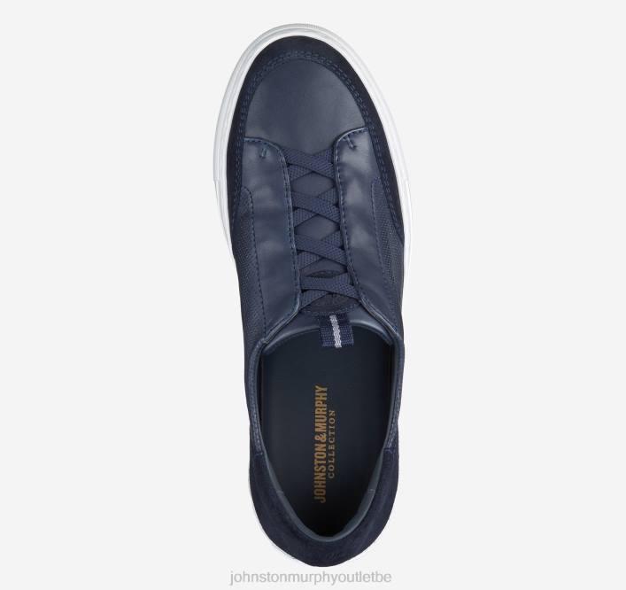 Johnston & Murphy Hommes Anson stretch dentelle aux orteils TXRN280 chaussures daim anglais/peau de mouton bleu marine
