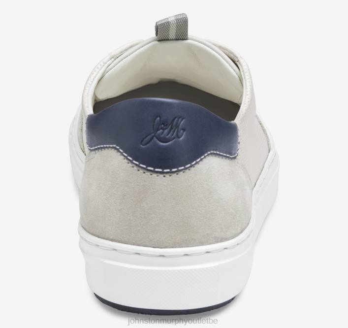 Johnston & Murphy Hommes Anson stretch dentelle aux orteils TXRN303 chaussures daim anglais/peau de mouton blanc