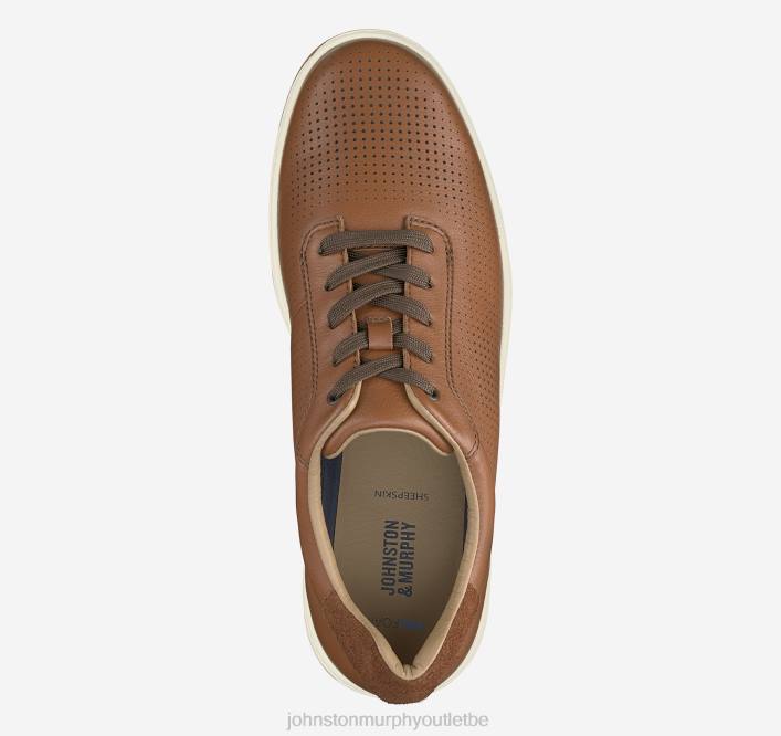 Johnston & Murphy Hommes Daxton u-gorge TXRN111 chaussures beige pleine fleur
