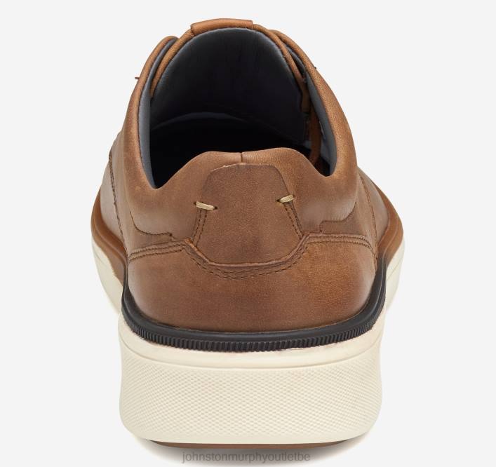 Johnston & Murphy Hommes XC4 Foust, bout uni TXRN183 chaussures grains entiers huilés beiges