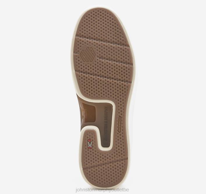 Johnston & Murphy Hommes XC4 Foust, bout uni TXRN183 chaussures grains entiers huilés beiges