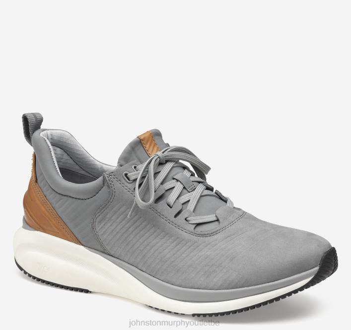 Johnston & Murphy Hommes XC4 TR1-Luxe Hybride TXRN150 chaussures nubuck gris clair