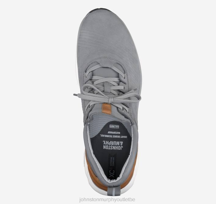 Johnston & Murphy Hommes XC4 TR1-Luxe Hybride TXRN150 chaussures nubuck gris clair