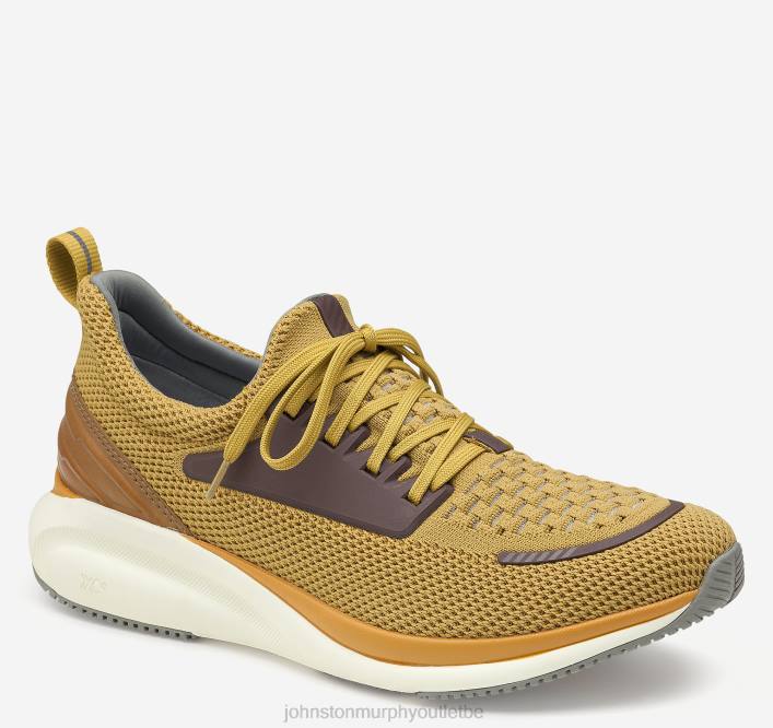 Johnston & Murphy Hommes XC4 TR1-Sport hybride TXRN252 chaussures tricot doré/pleine fleur