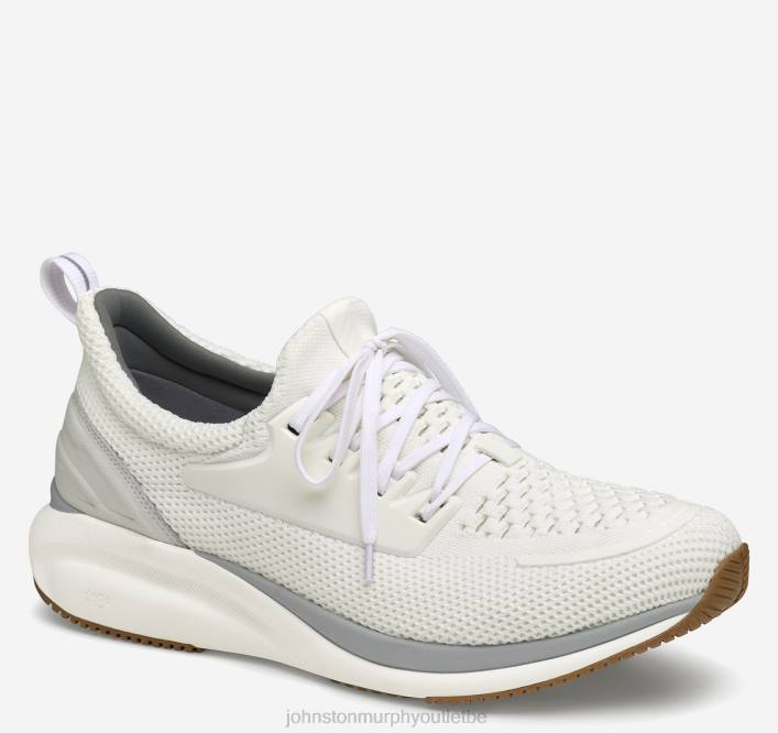Johnston & Murphy Hommes XC4 TR1-Sport hybride TXRN261 chaussures tricot recyclé blanc/pleine fleur