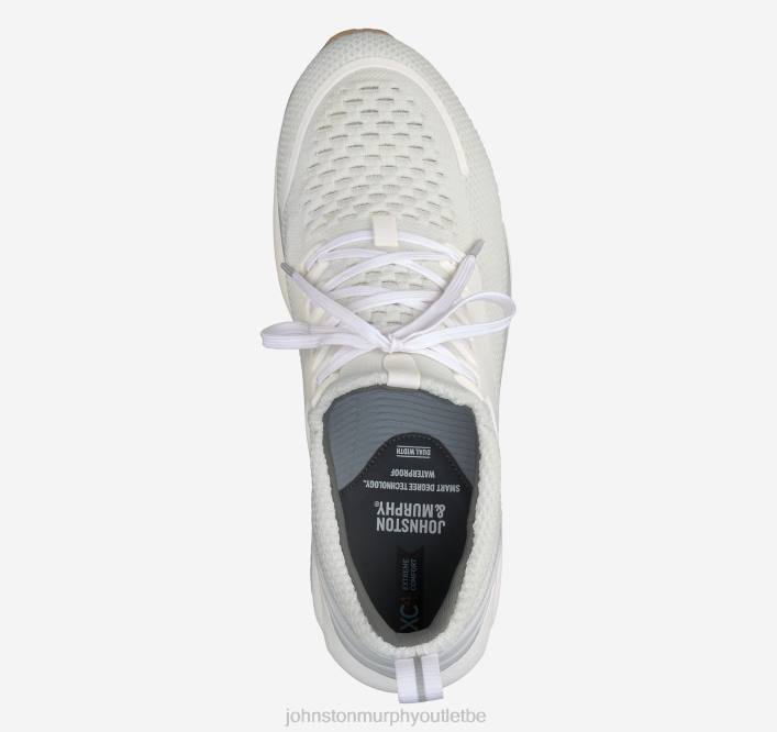 Johnston & Murphy Hommes XC4 TR1-Sport hybride TXRN261 chaussures tricot recyclé blanc/pleine fleur