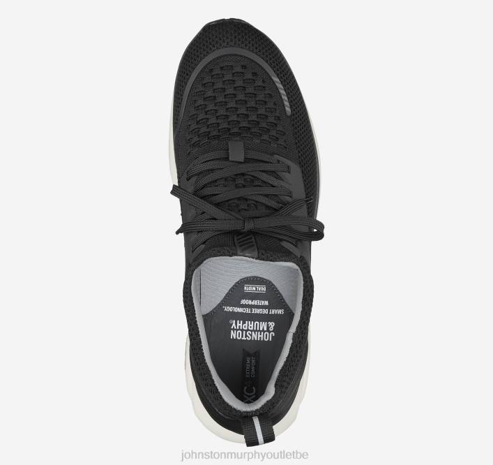 Johnston & Murphy Hommes XC4 TR1-Sport hybride TXRN66 chaussures tricot noir/pleine fleur