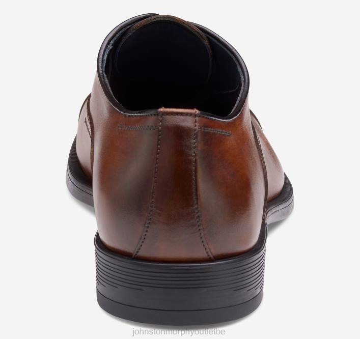 Johnston & Murphy Hommes bout arrondi TXRN190 chaussures cuir de veau italien beige