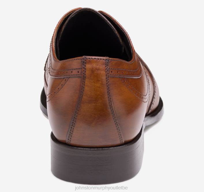 Johnston & Murphy Hommes bout d'aile d'Ellsworth TXRN237 chaussures cuir de veau italien beige