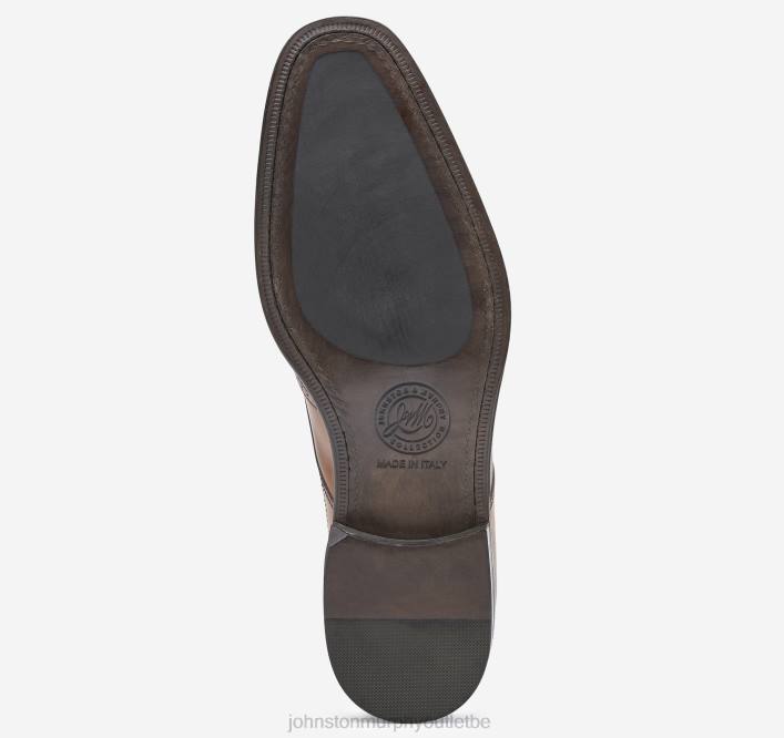 Johnston & Murphy Hommes bout d'aile d'Ellsworth TXRN237 chaussures cuir de veau italien beige