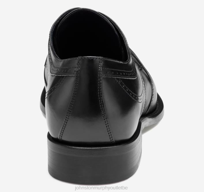 Johnston & Murphy Hommes bout d'aile d'Ellsworth TXRN248 chaussures cuir de veau italien noir