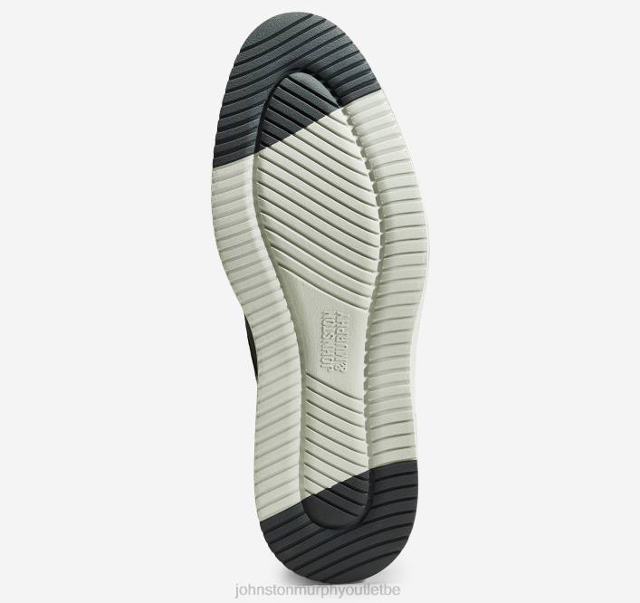 Johnston & Murphy Hommes bout d'aile en relief upton TXRN245 chaussures nubuck gris
