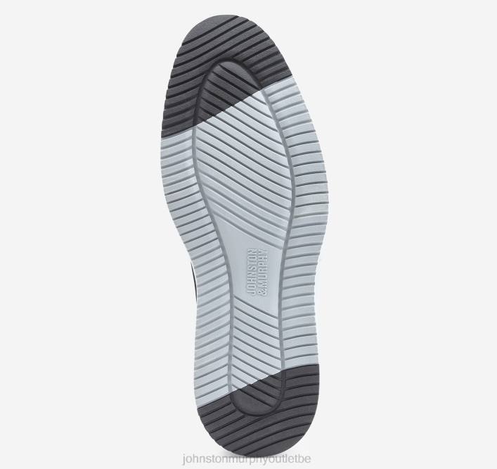 Johnston & Murphy Hommes bout d'aile tricoté upton TXRN46 chaussures tricot noir