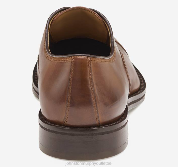Johnston & Murphy Hommes bout droit Meade TXRN160 chaussures cuir de veau italien beige