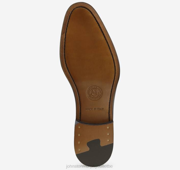 Johnston & Murphy Hommes bout pointu flynn TXRN302 chaussures cuir de veau italien noir