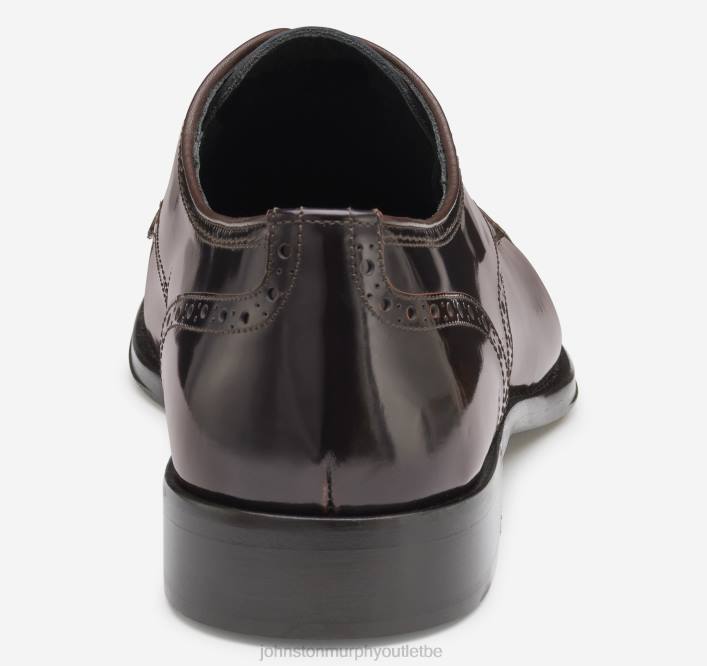 Johnston & Murphy Hommes bout pointu flynn TXRN322 chaussures cuir de veau italien cognac
