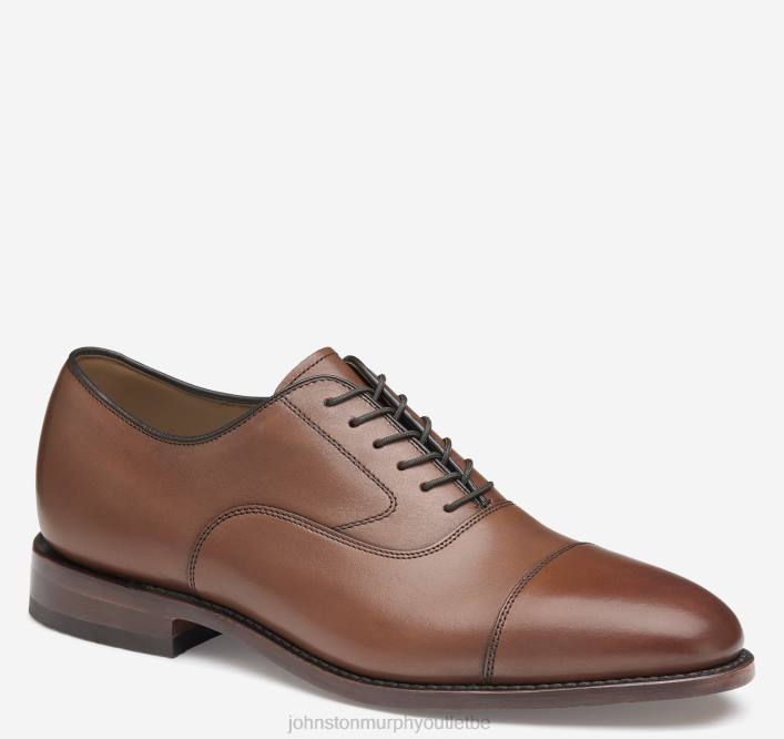 Johnston & Murphy Hommes bout renforcé melton TXRN196 chaussures cuir de veau beige