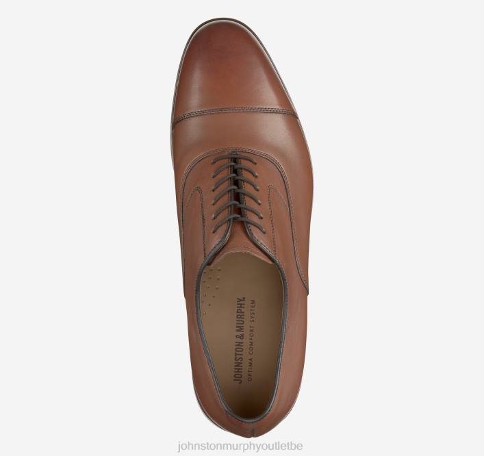 Johnston & Murphy Hommes bout renforcé melton TXRN196 chaussures cuir de veau beige