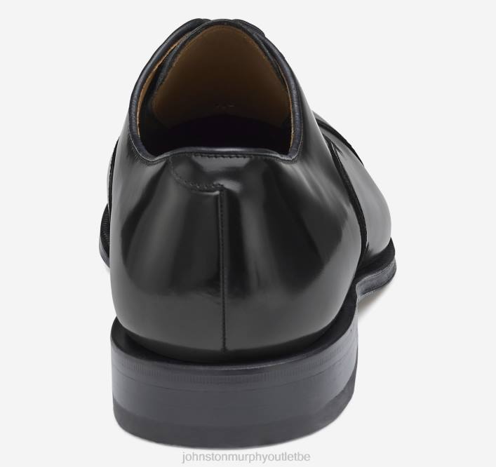 Johnston & Murphy Hommes bout renforcé melton TXRN79 chaussures cuir de veau noir