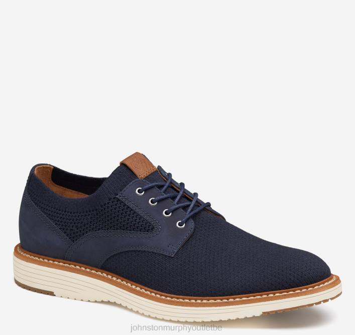 Johnston & Murphy Hommes bout uni en tricot upton TXRN118 chaussures tricot bleu marine