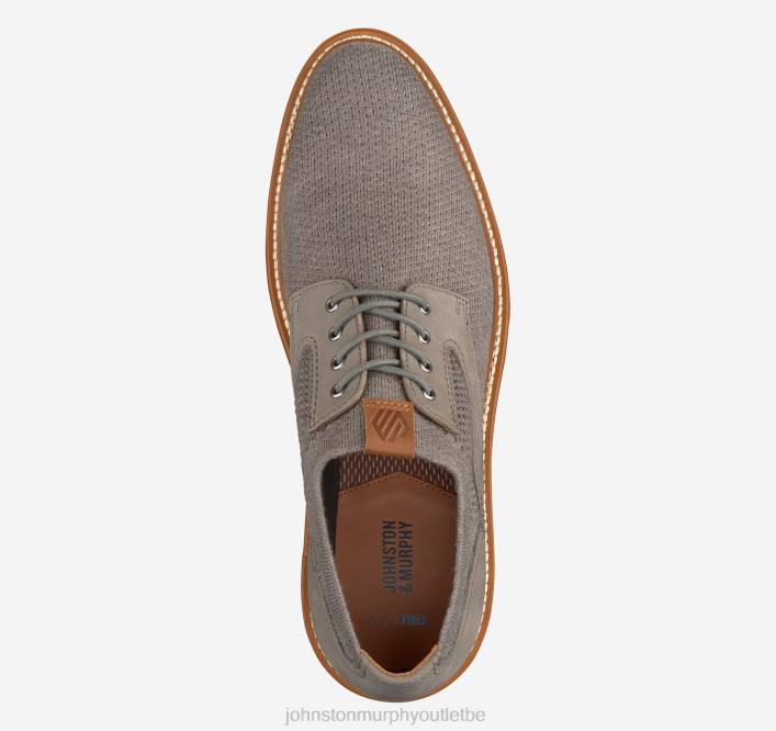 Johnston & Murphy Hommes bout uni en tricot upton TXRN161 chaussures tricot gris