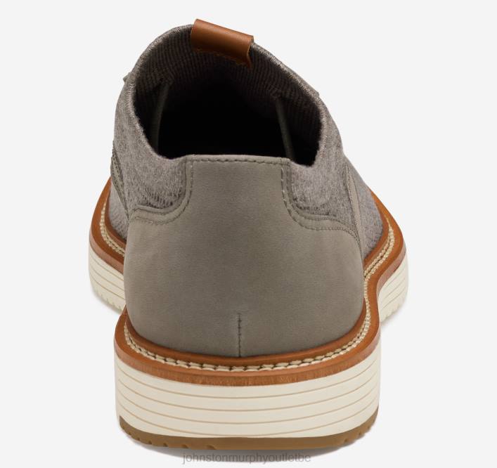 Johnston & Murphy Hommes bout uni en tricot upton TXRN161 chaussures tricot gris