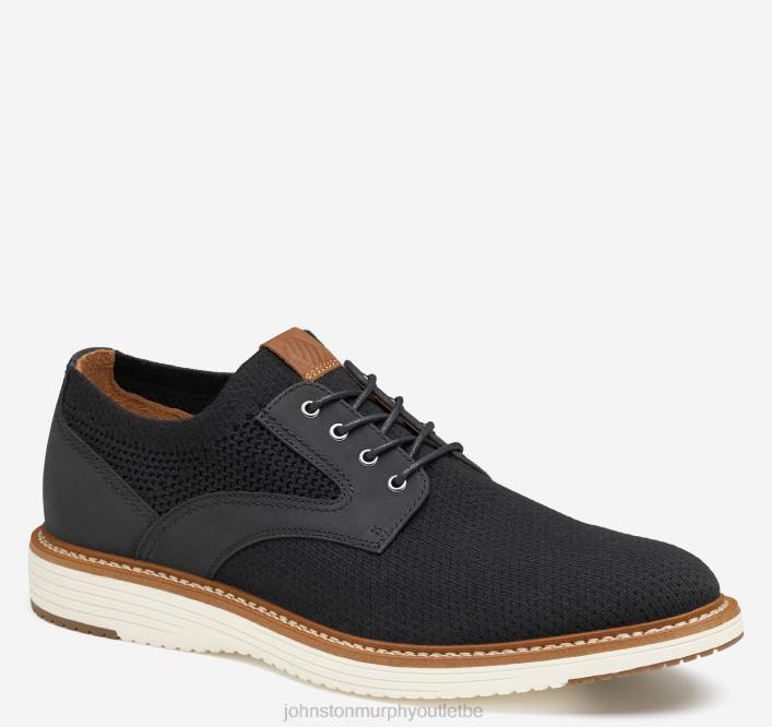 Johnston & Murphy Hommes bout uni en tricot upton TXRN43 chaussures tricot noir