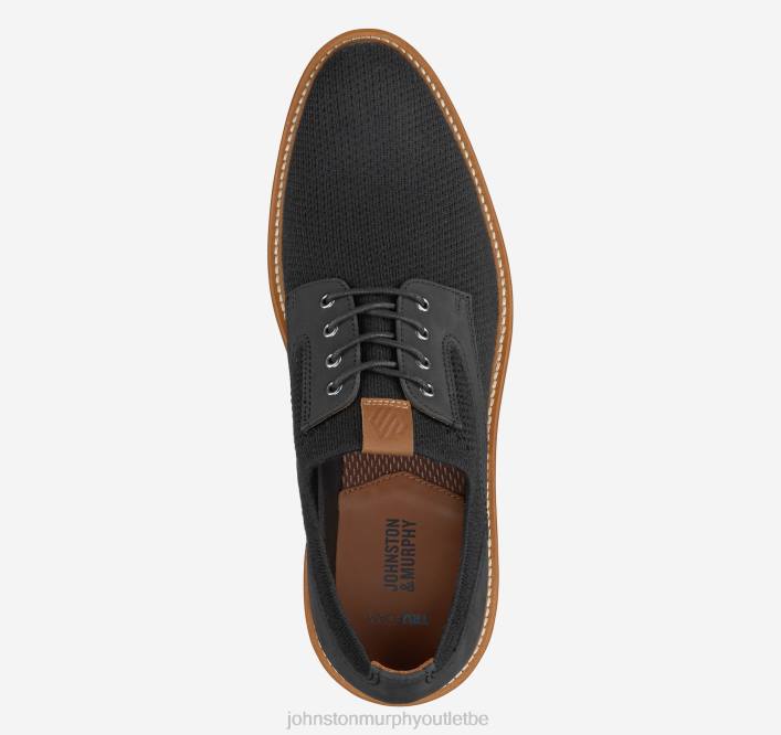 Johnston & Murphy Hommes bout uni en tricot upton TXRN43 chaussures tricot noir