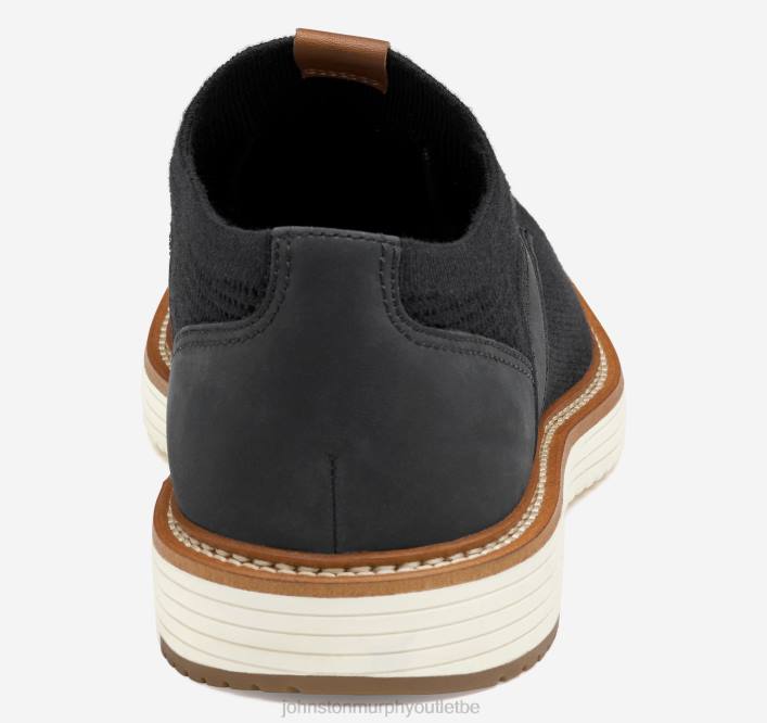 Johnston & Murphy Hommes bout uni en tricot upton TXRN43 chaussures tricot noir