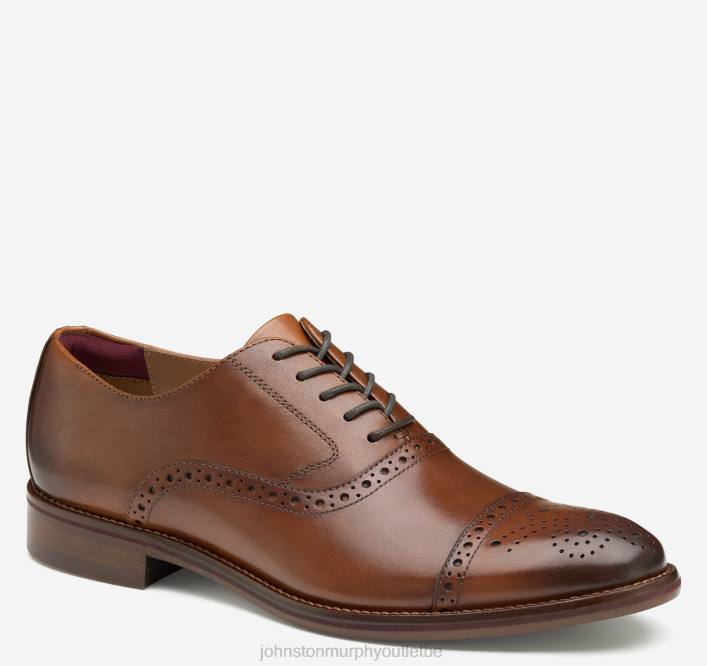 Johnston & Murphy Hommes conard 2.0 à bout renforcé TXRN61 chaussures beige pleine fleur
