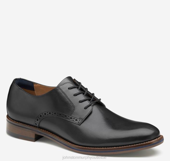 Johnston & Murphy Hommes conard 2.0 bout uni TXRN88 chaussures noir pleine fleur