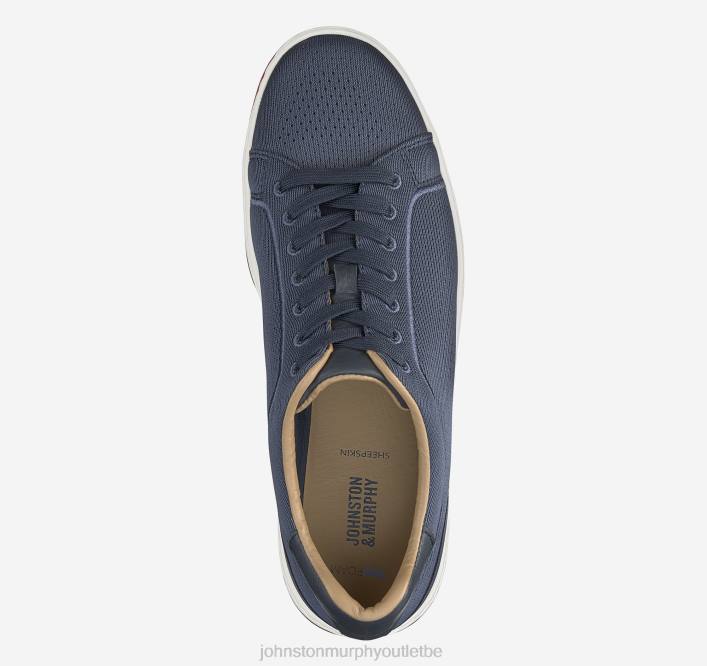 Johnston & Murphy Hommes daxton tricot à lacets TXRN53 chaussures tricot bleu marine