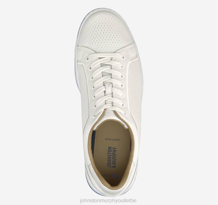 Johnston & Murphy Hommes daxton tricot à lacets TXRN94 chaussures tricot blanc