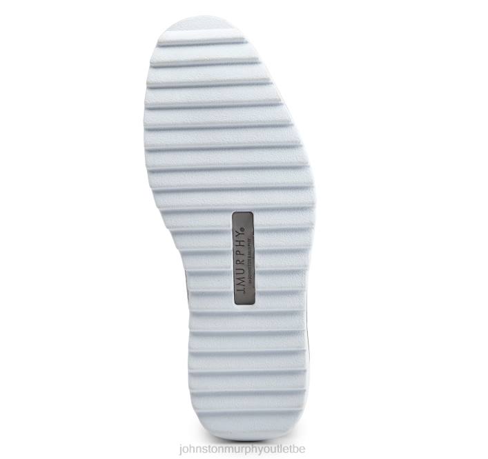 Johnston & Murphy Hommes duncan tricot bout uni TXRN127 chaussures tricot/nubuck marbré gris