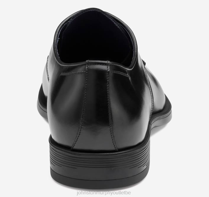 Johnston & Murphy Hommes flynch bout uni TXRN249 chaussures cuir de veau italien noir