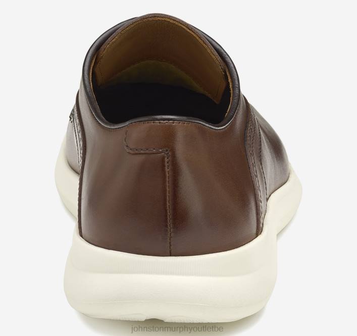 Johnston & Murphy Hommes hennings bout uni TXRN279 chaussures acajou pleine fleur