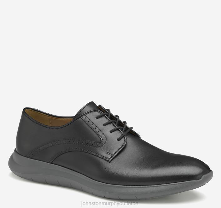 Johnston & Murphy Hommes hennings bout uni TXRN300 chaussures noir pleine fleur