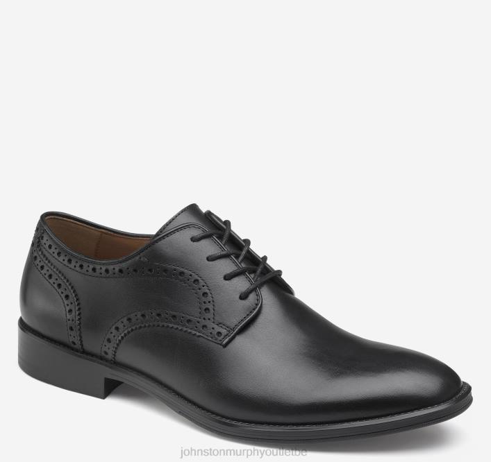 Johnston & Murphy Hommes henrick bout uni TXRN325 chaussures noir pleine fleur