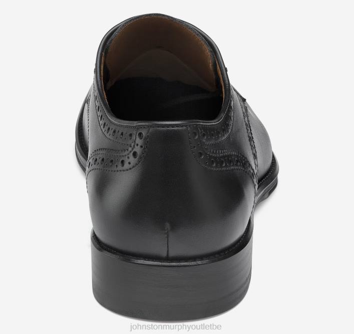 Johnston & Murphy Hommes henrick bout uni TXRN325 chaussures noir pleine fleur