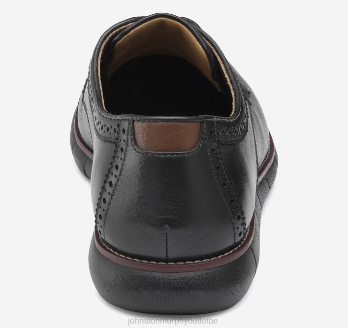 Johnston & Murphy Hommes holden bout uni TXRN171 chaussures noir pleine fleur/semelle noire