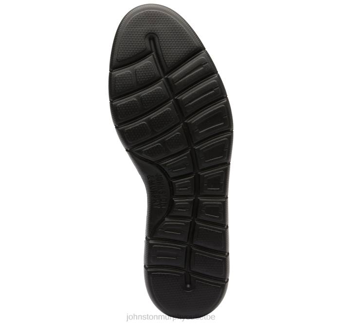 Johnston & Murphy Hommes holden bout uni TXRN171 chaussures noir pleine fleur/semelle noire
