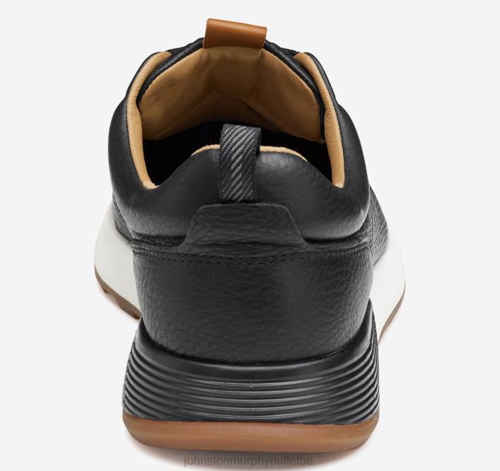 Johnston & Murphy Hommes jogging perforé kinnon TXRN207 chaussures noir pleine fleur